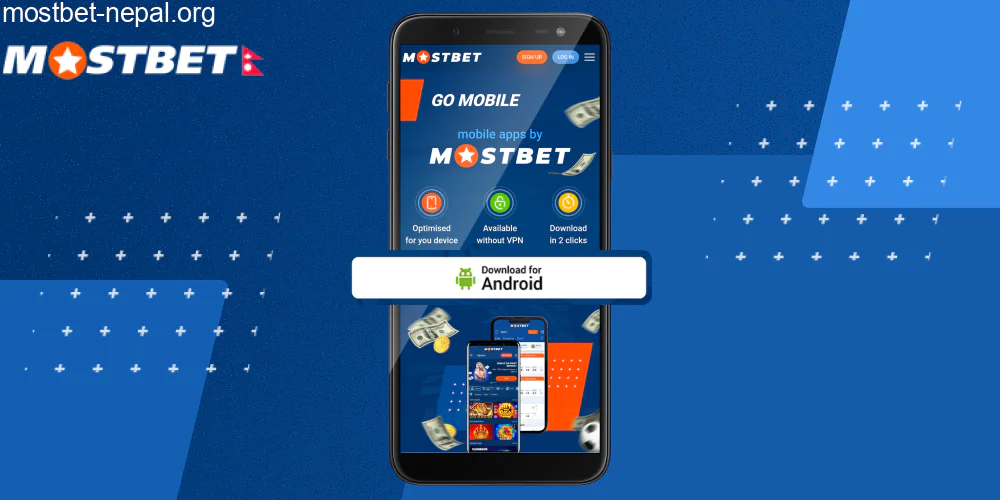 Click the android button and wait for Mostbet APC file to download, step 4
