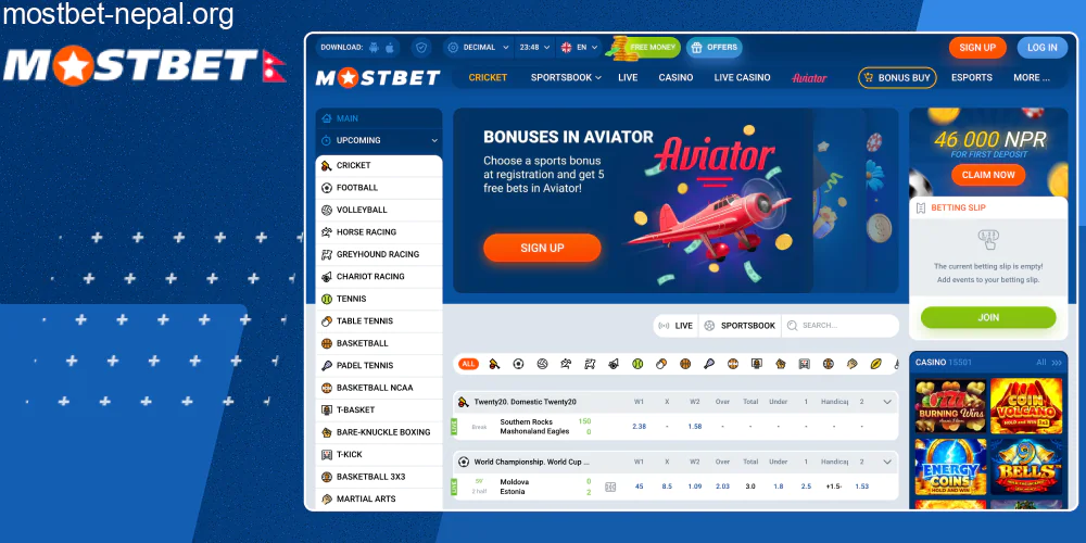 Open Mostbet in browser