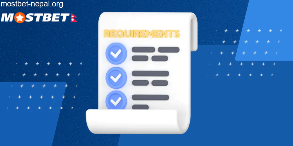 Mostbet Nepal Registration Requirements